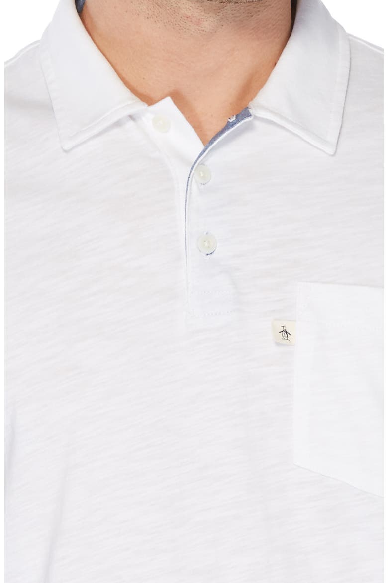 Slub Pocket Polo, Alternate, color, BRIGHT WHITE