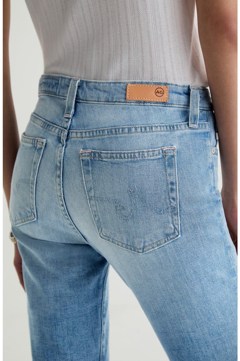 Prima Split Hem Low Rise Cigarette Jeans, Alternate, color, CRUISER