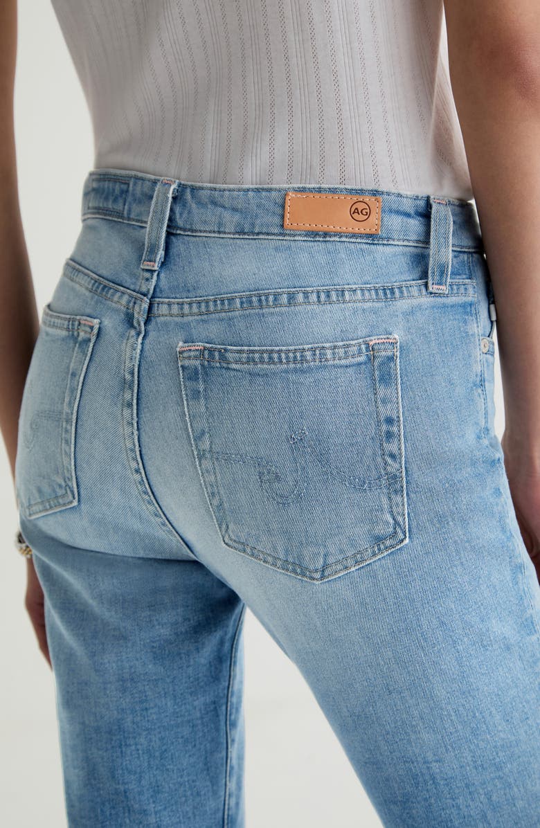 AG Prima Split Hem Low Rise Cigarette Jeans, Alternate, color, Cruiser