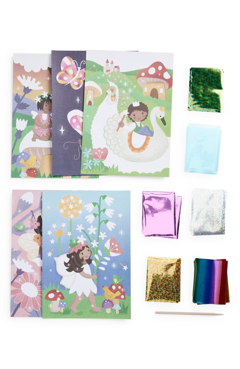 TIGER TRIBE Fairy Foil Art Activity Set, Alternate, color, Multi
