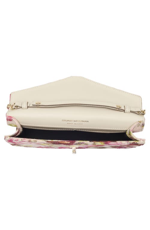 Stuart Weitzman Milan Love Letter Envelope Clutch In Multi