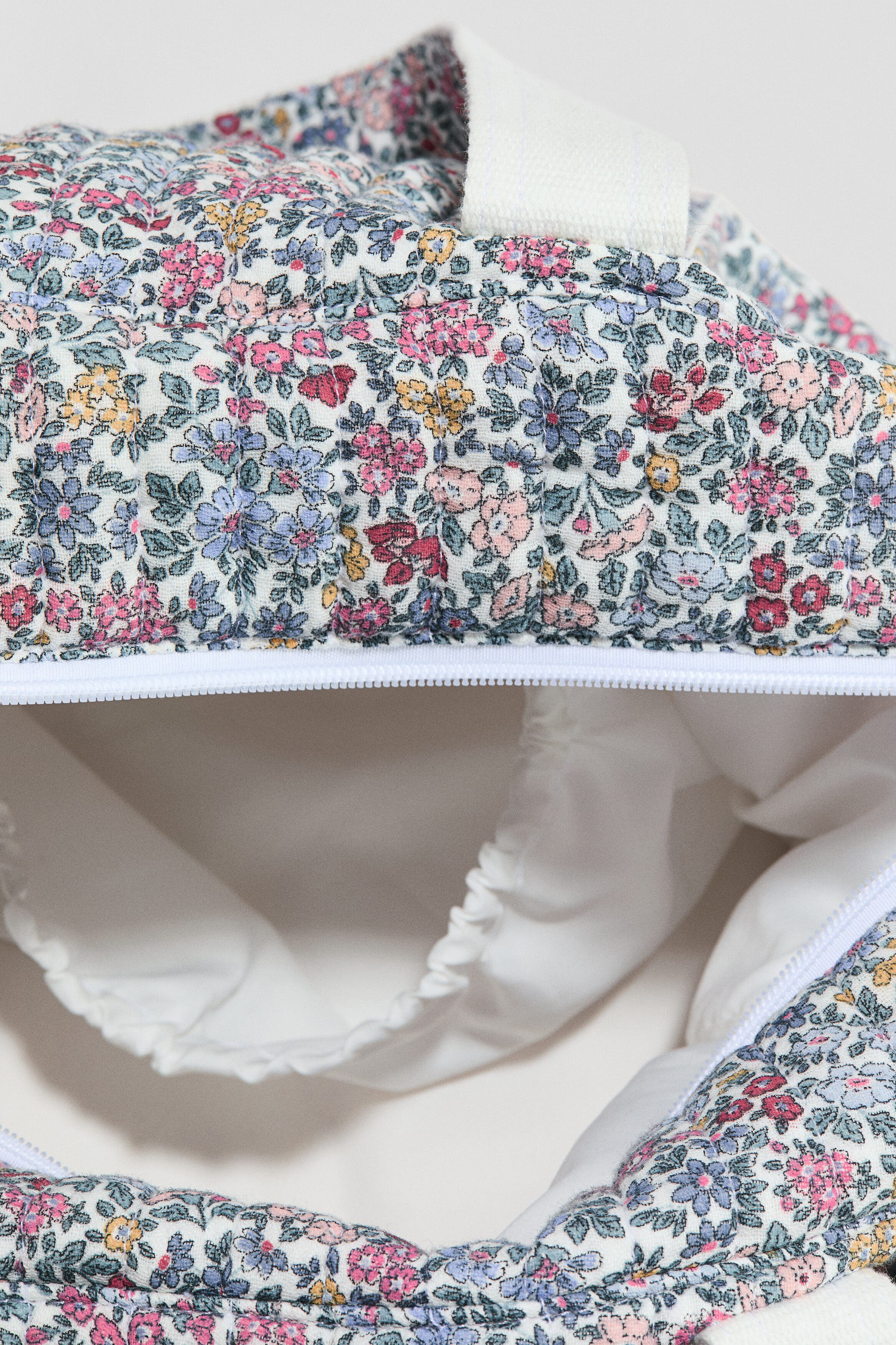 H&M 3-piece Padded Changing-bag Set, Alternate, color, Light Blue/Floral