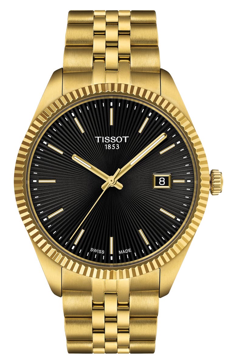 Tissot Ballade Bracelet Watch, 40mm, Main, color, Black