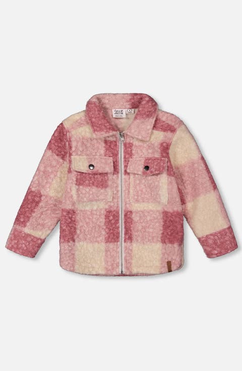 Zipped Plaid Overshirt (Little Kid & Big Kid)