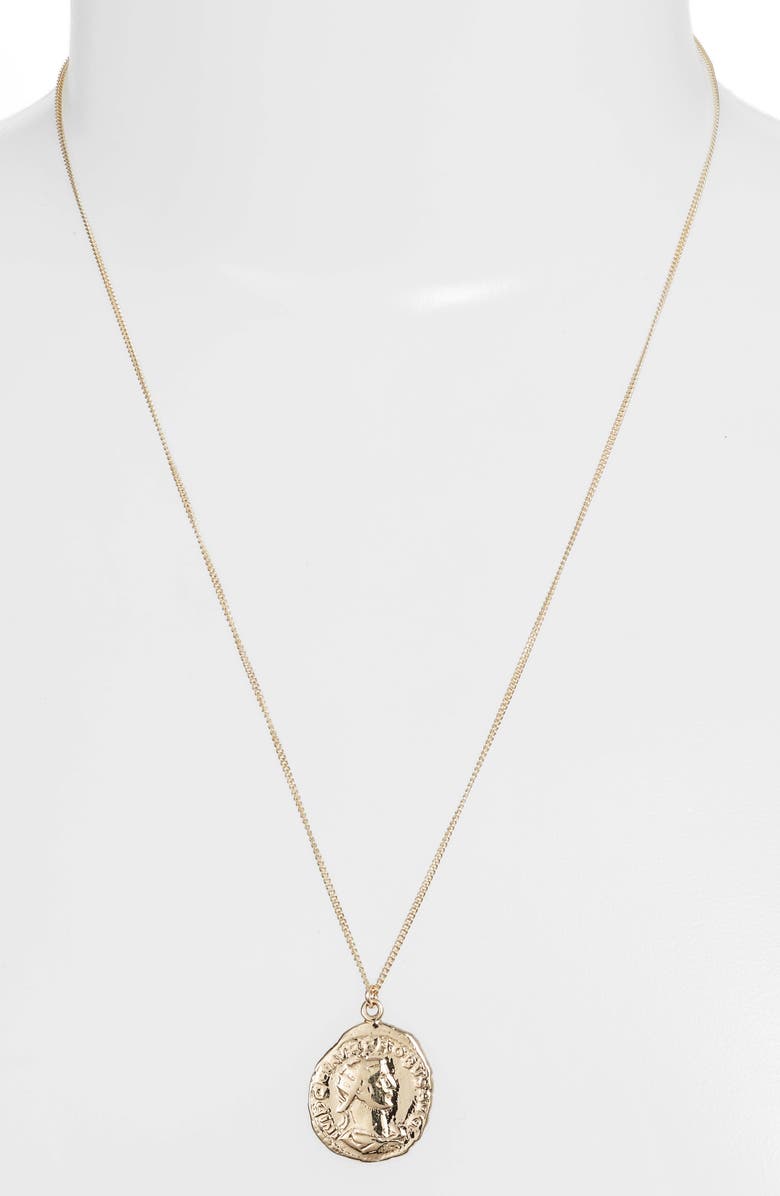 Set & Stones Celine Coin Necklace, Alternate, color, 