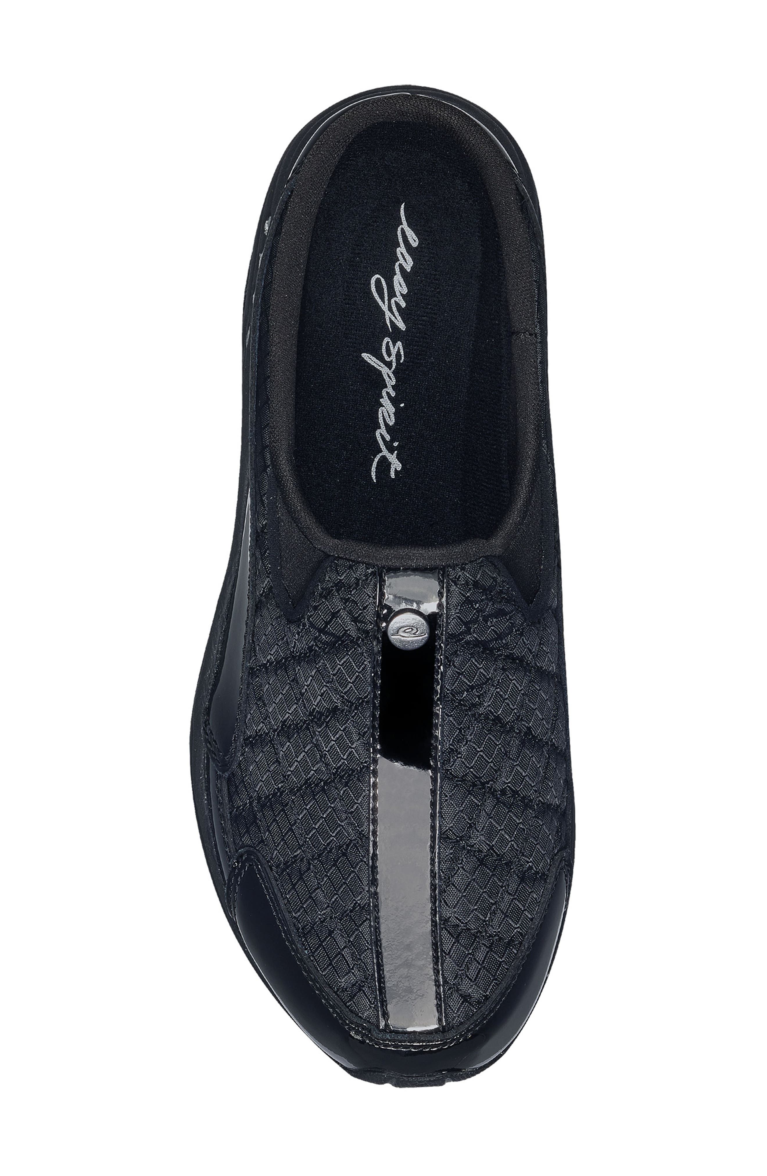 Easy Spirit Traveltime Classic Clog, Alternate, color, Black Patent Leather