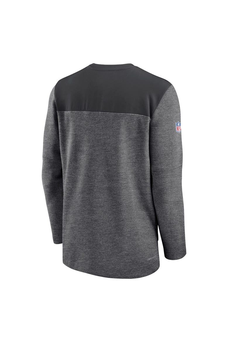 Men's Nike Charcoal Arizona Cardinals Sideline Lockup Performance Quarter-Zip Top, Alternate, color, Charcoal