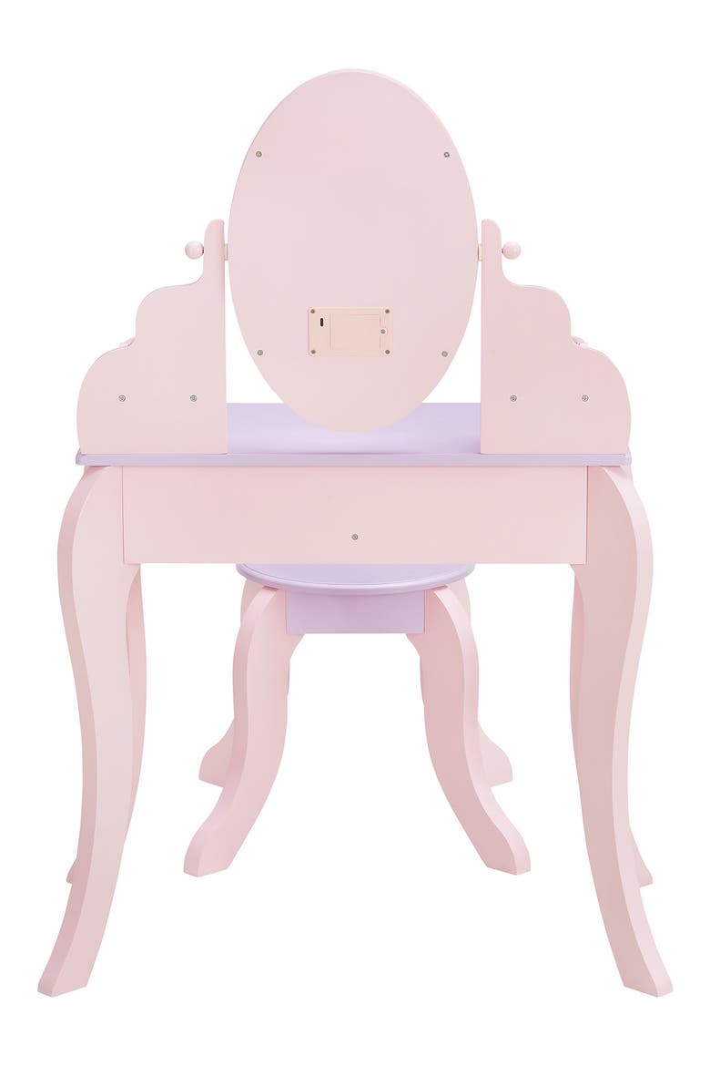 Fantasy Fields Little Princess Rapunzel Vanity Play Set with LED Mirror, Alternate, color, PINK