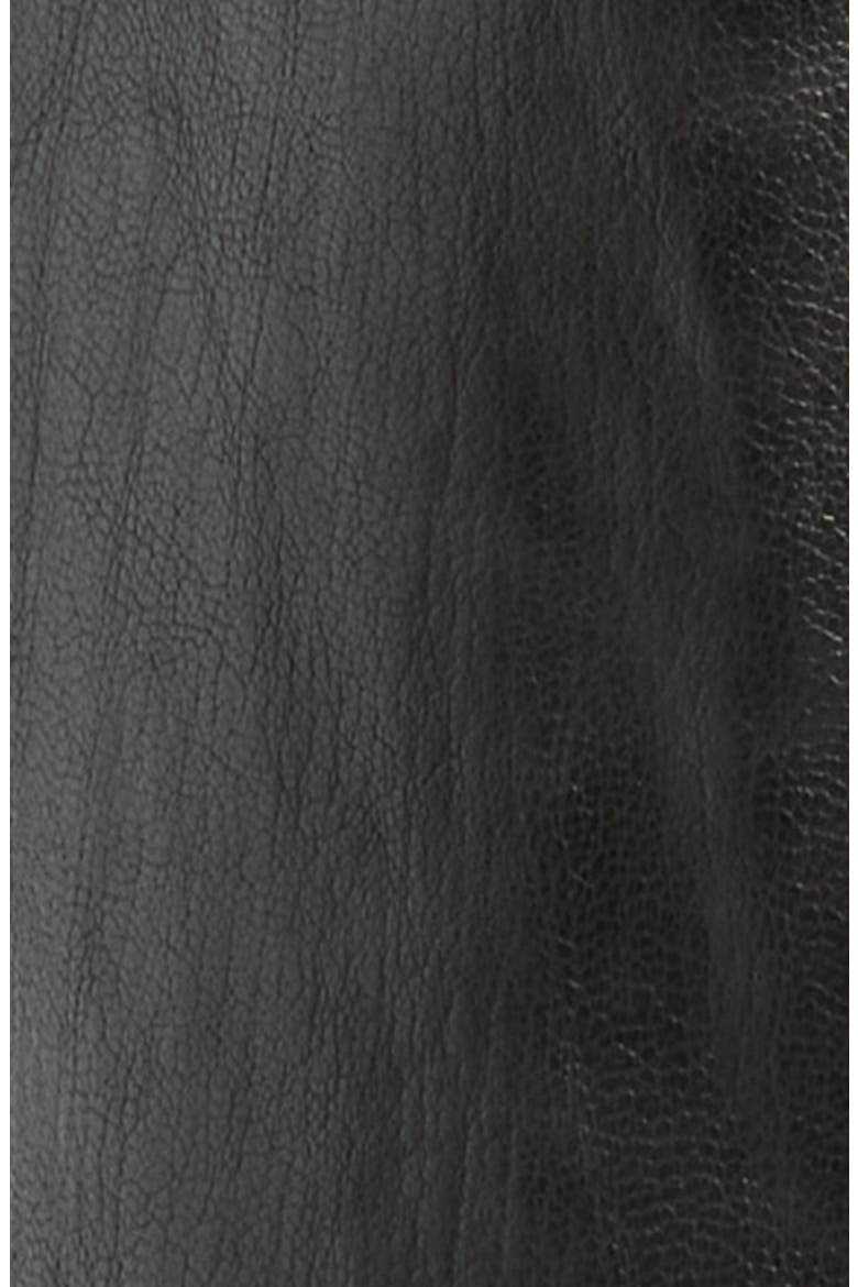 Colleen Faux Leather Jacket, Alternate, color, CARBON