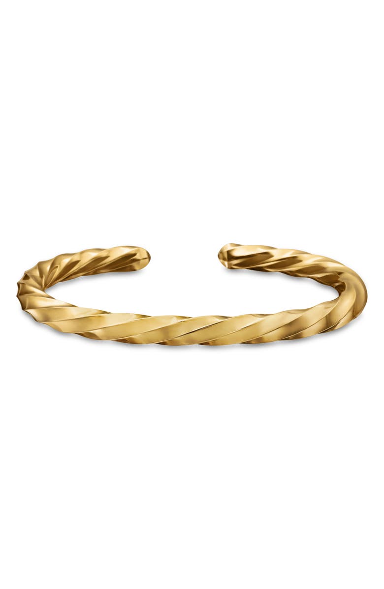 David Yurman Cable Edge<sup>®</sup> Cuff Bracelet in 18K Yellow Gold, 5.5mm, Alternate, color, 18K Gold Recycled