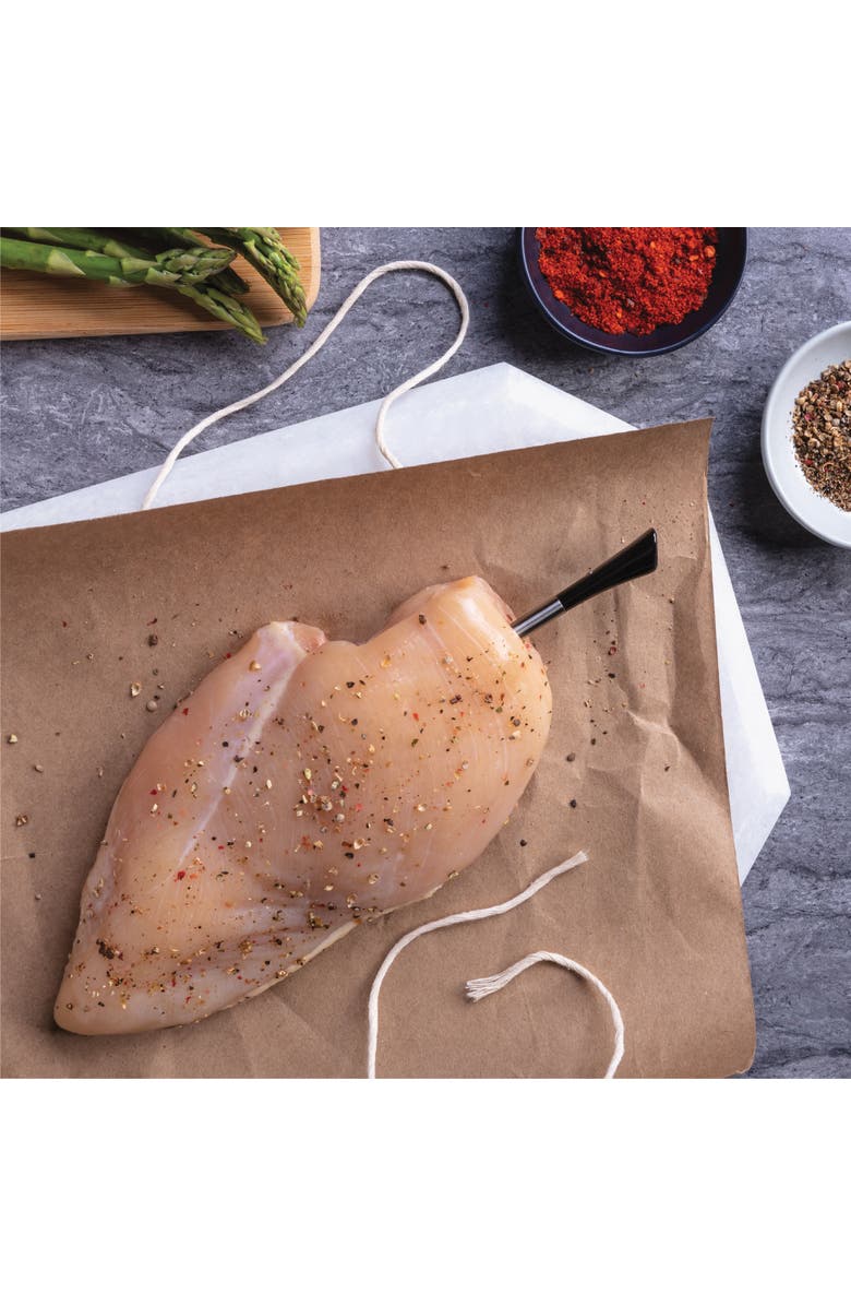 Maverick STAKE Extended Range Wireless Bluetooth Thermometer, Alternate, color, Black/Silver