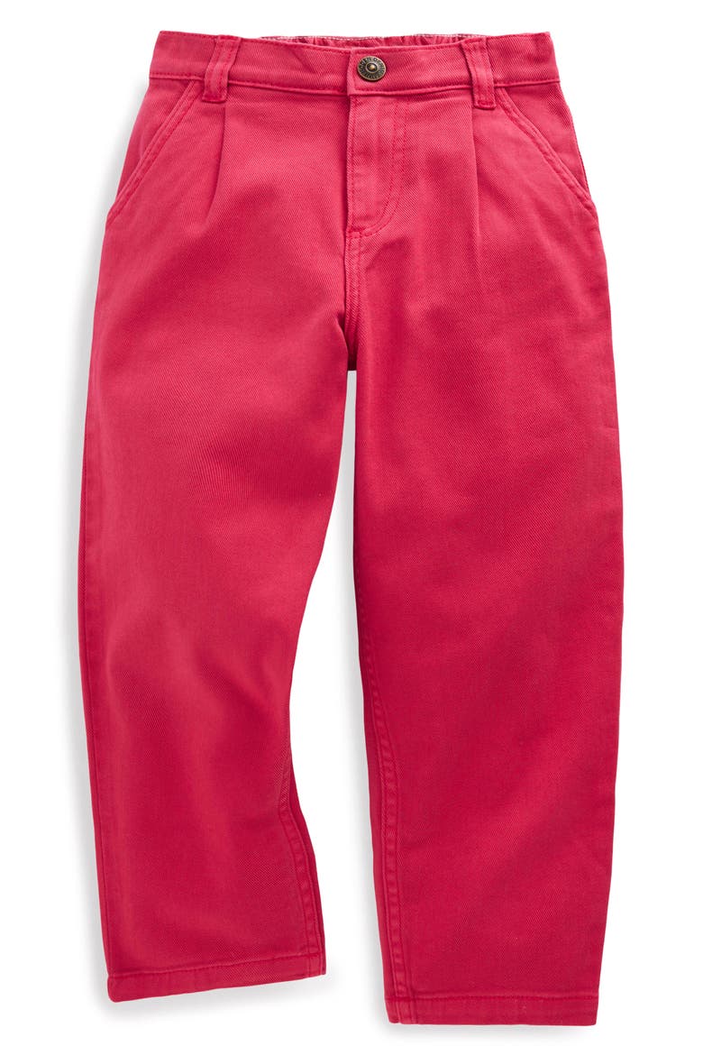 Kids' Pleat Front Jeans, Main, color, RASPBERRY PINK