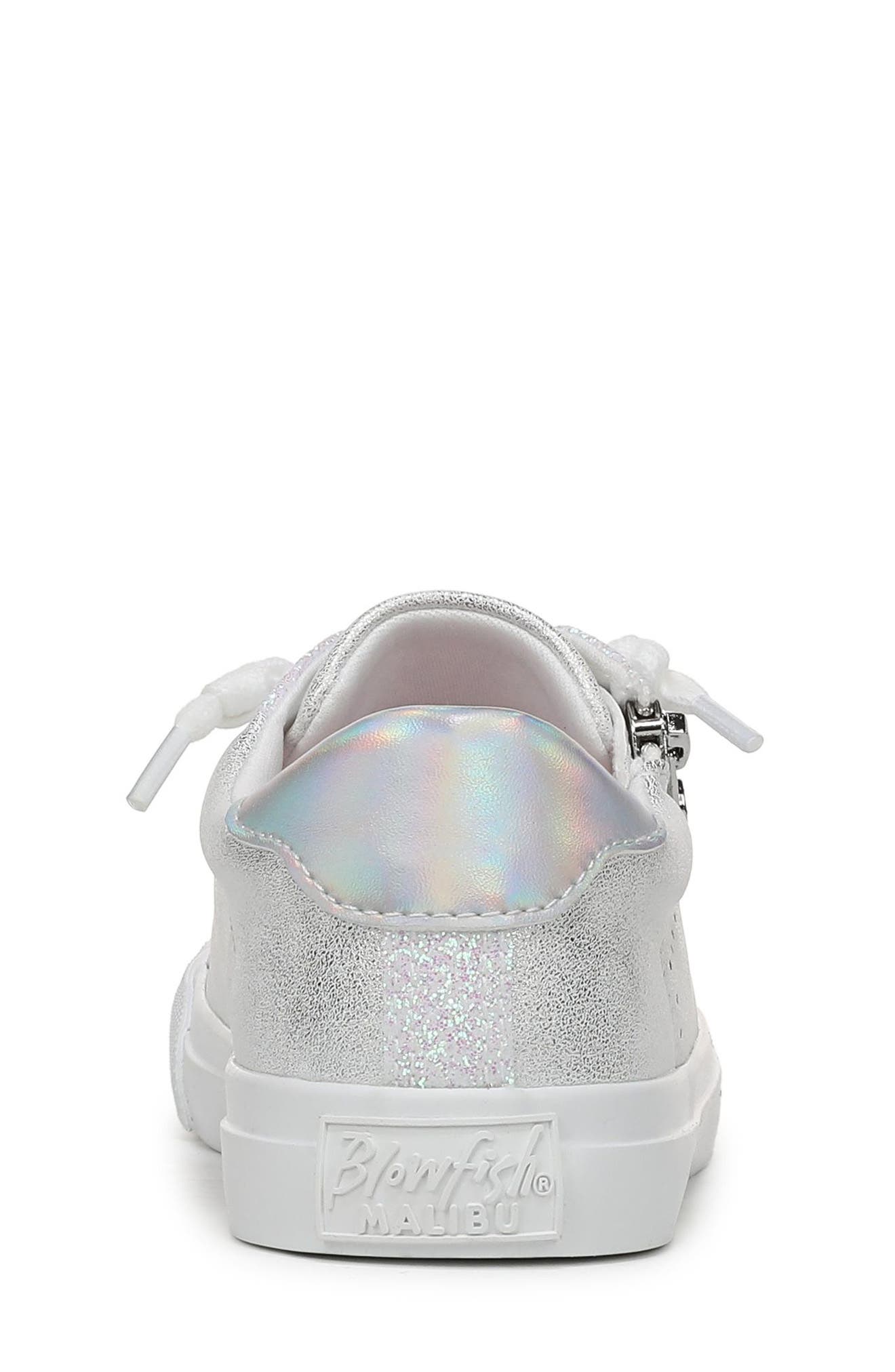 Kids' Perfect Glitter Sneaker, Alternate, color, WHITE
