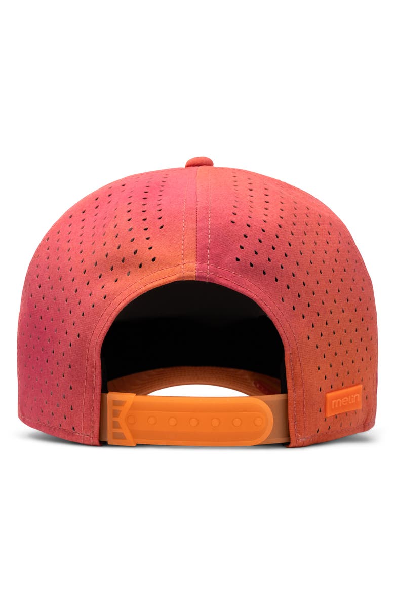 Melin A-Game Hydro Performance Snapback Ball Cap, Alternate, color, Sunset Aura