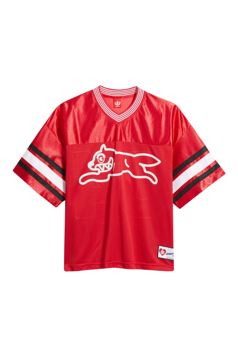 For Us Mesh T-Shirt, Alternate, color, POMPEIAN RED