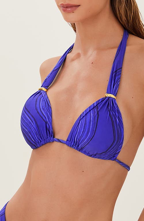 Vix Swimwear Gemstone Bia Tube Bikini Top In Purple Multi