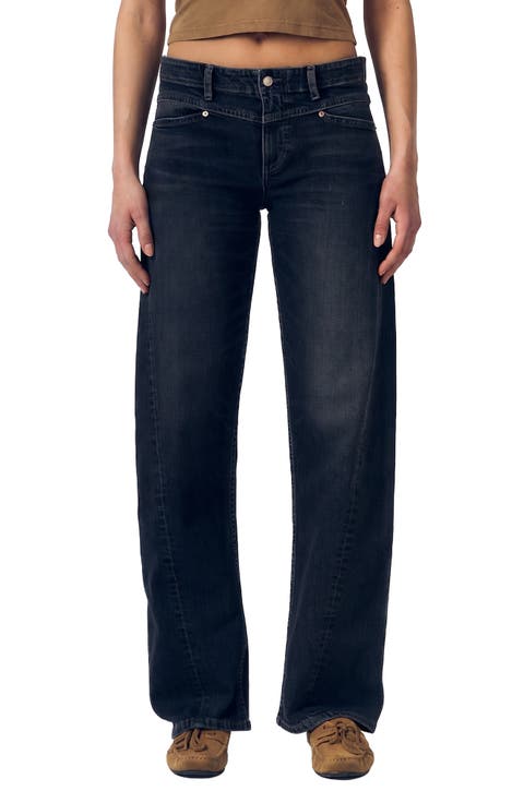 Le Petite Selena High Waist Straight Leg Jeans