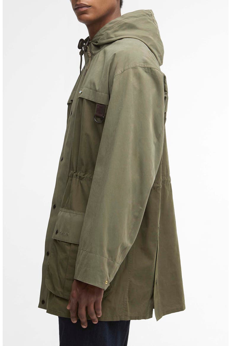 Icons Durham Waterproof Hooded Raincoat, Alternate, color, FERN