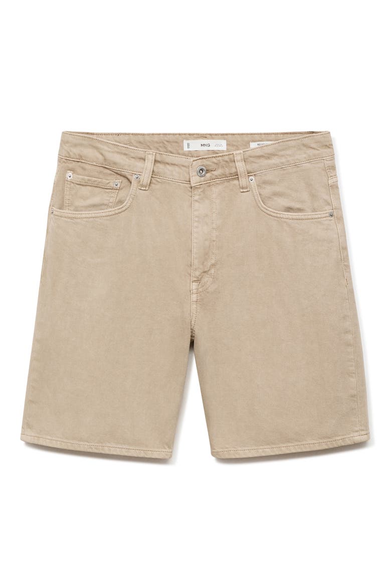 Denim Bermuda Shorts, Alternate, color, LIGHT/ PASTEL GREY