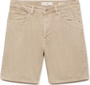 MANGO Denim Bermuda Shorts