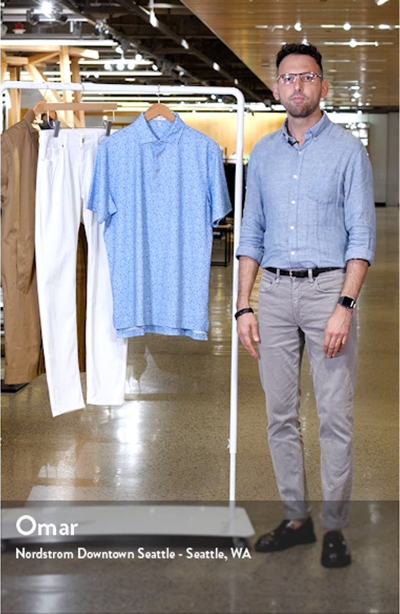 Hair of the Dog Libation Print Performance Golf Polo, sales video thumbnail