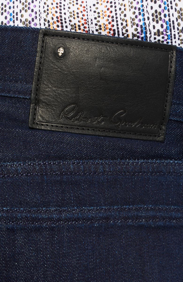 Robert Graham Gottsman Straight Leg Jeans, Alternate, color, Indigo