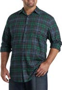 Nautica Big & Tall Plaid Sport Shirt