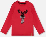 Deux par Deux Jersey T-Shirt with Moose