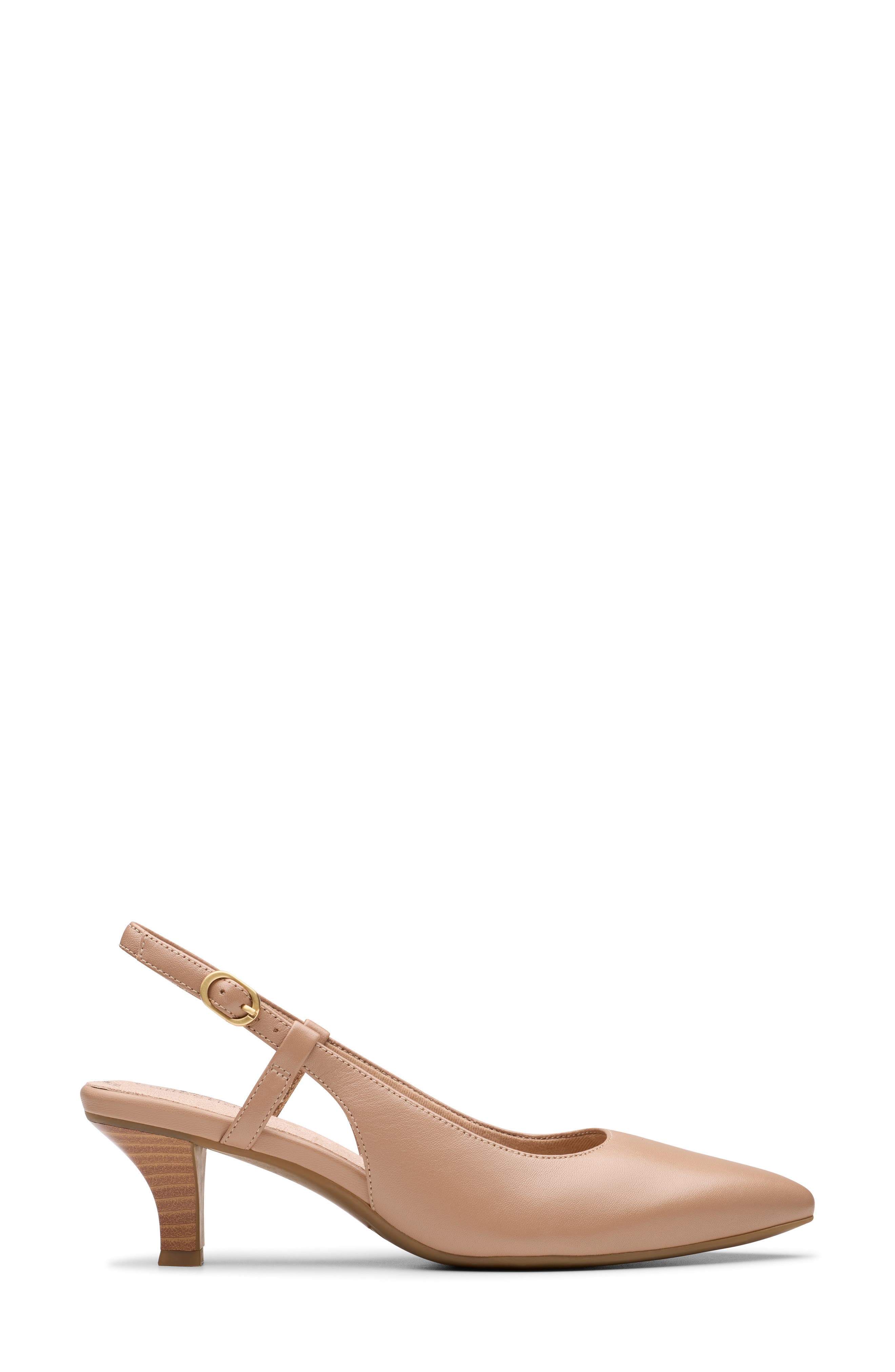 Clarks<sup>®</sup> Kepley Lane Slingback Pump, Alternate, color, Warm Beige Lea