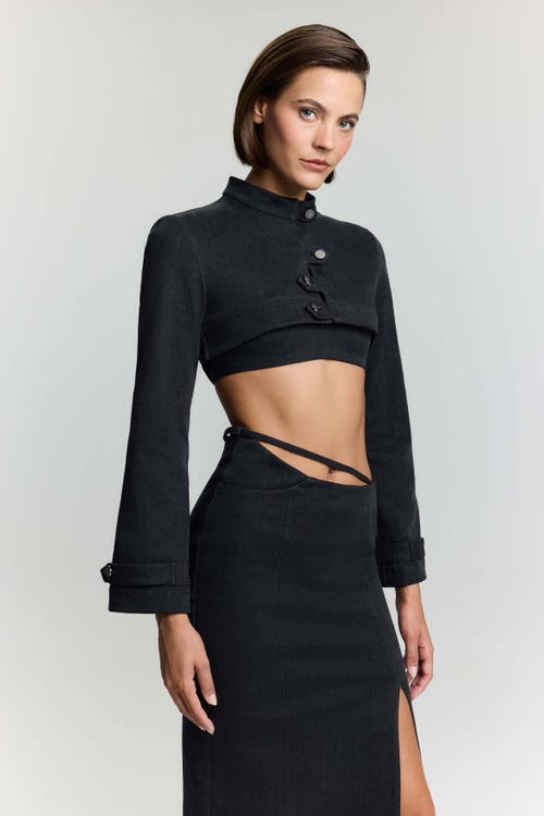 Jendue US Dark Dreams Denim Jacket - Cropped & Stylish in Deep Blue  product