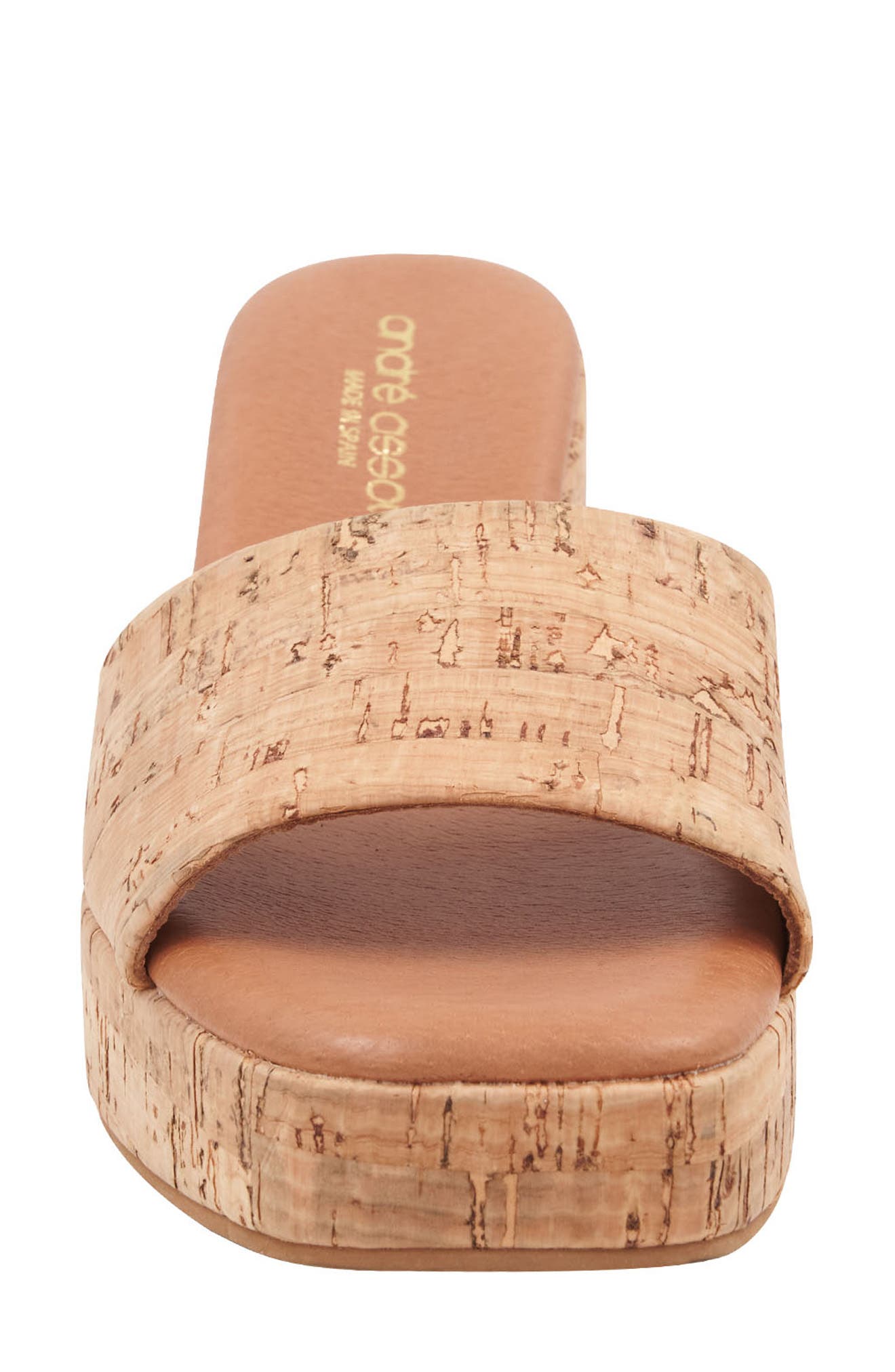 André Assous Cypress Slide Sandal, Alternate, color, Natural