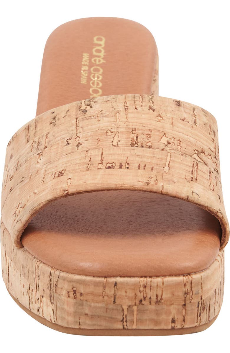 André Assous Cypress Slide Sandal, Alternate, color, Natural
