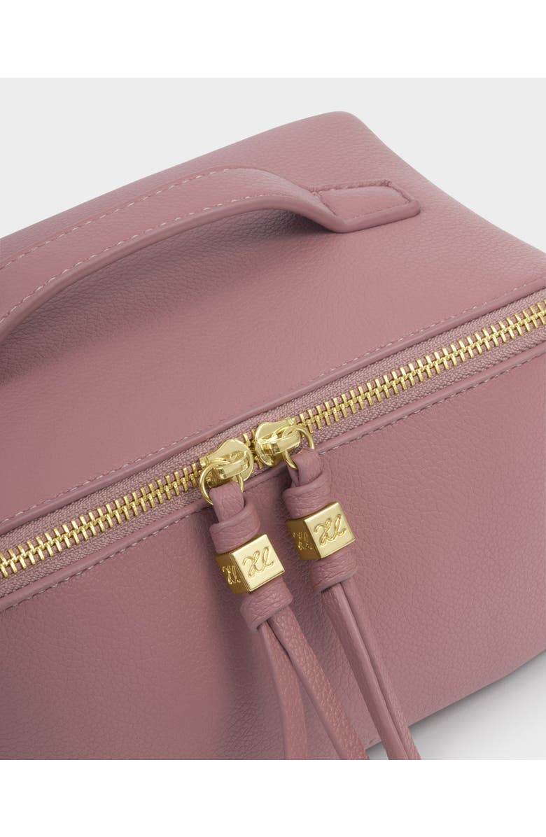 Katie Loxton Soho Medium Makeup And Toiletry Bag in Deep Rose, Alternate, color, 