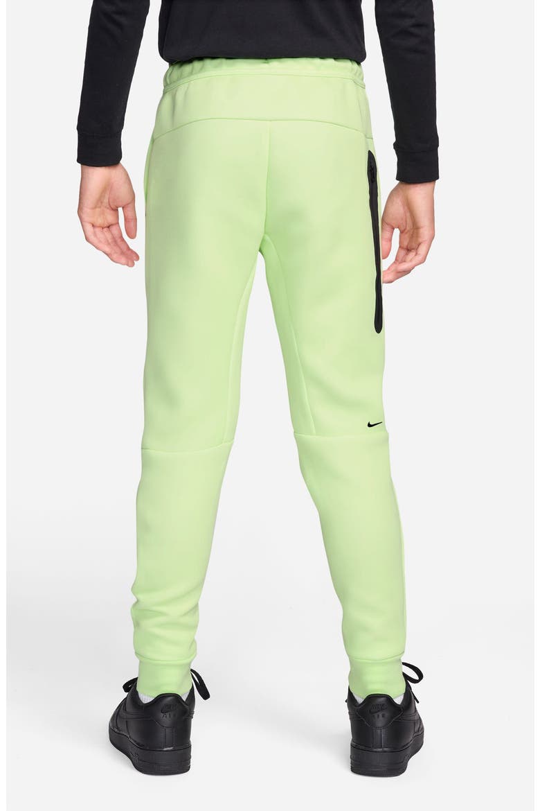 Kids' Sportswear Tech Fleece Joggers, Alternate, color, LIGHT LIQUID LIME/ BLACK