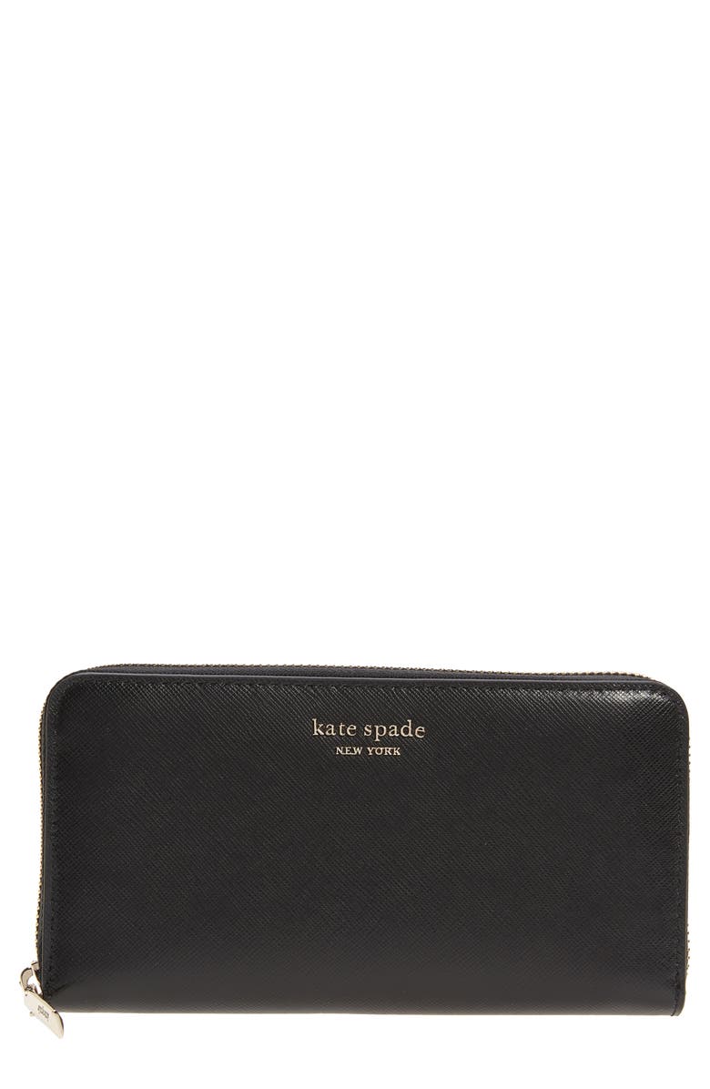 Kate Spade New York spencer leather continental wallet, Main, color, 