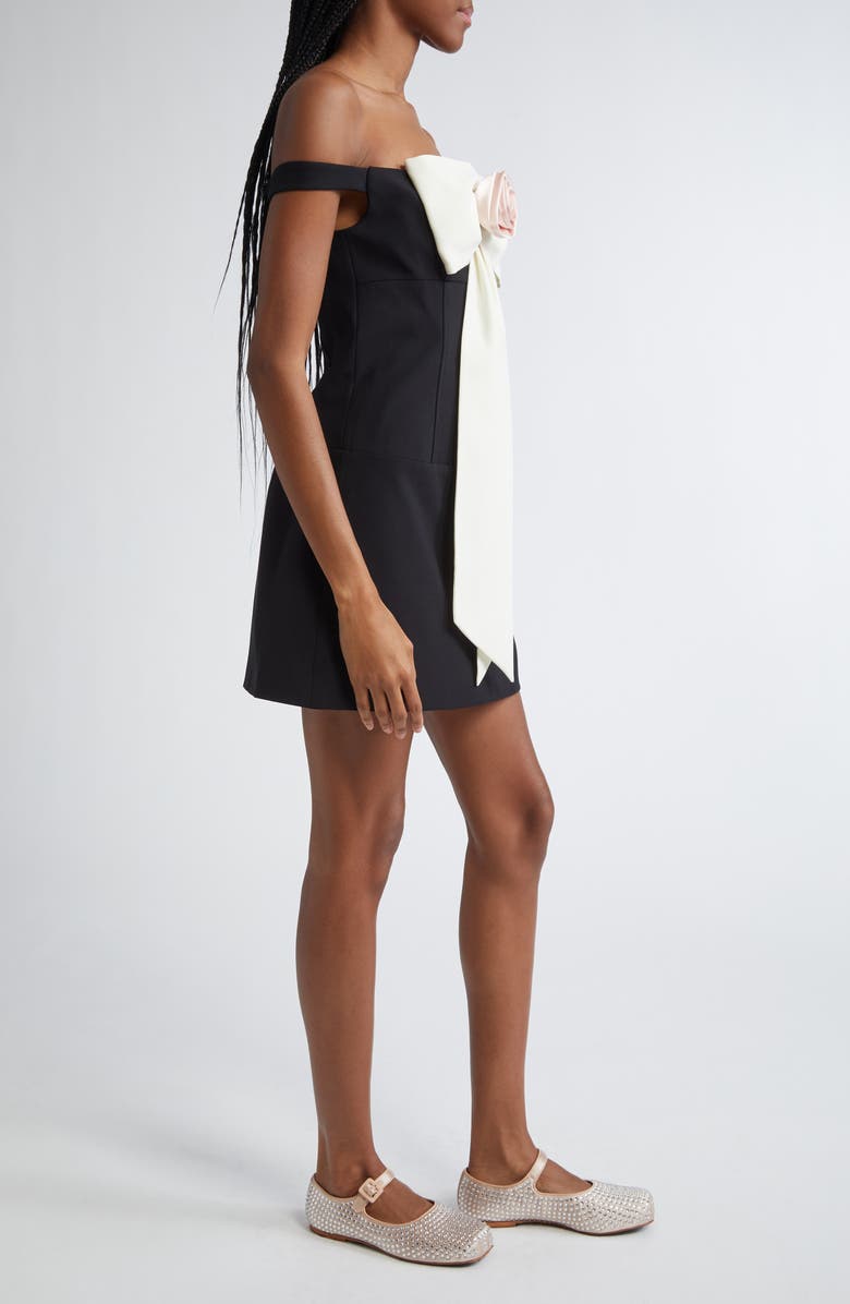 Sandy Liang Tulips Off the Shoulder Minidress, Alternate, color, 