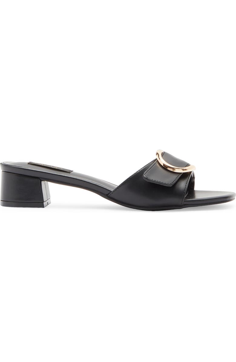 RACHEL Rachel Roy Sarah Block Heel Slide Sandal, Alternate, color, Black