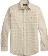 Polo Ralph Lauren Classic Fit Gingham Cotton Button-Down Oxford Shirt
