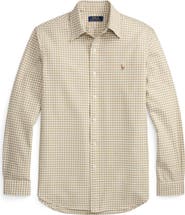 Polo Ralph Lauren Classic Fit Gingham Cotton Button-Down Oxford Shirt