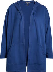 Eileen Fisher Organic Cotton Hooded Jacket
