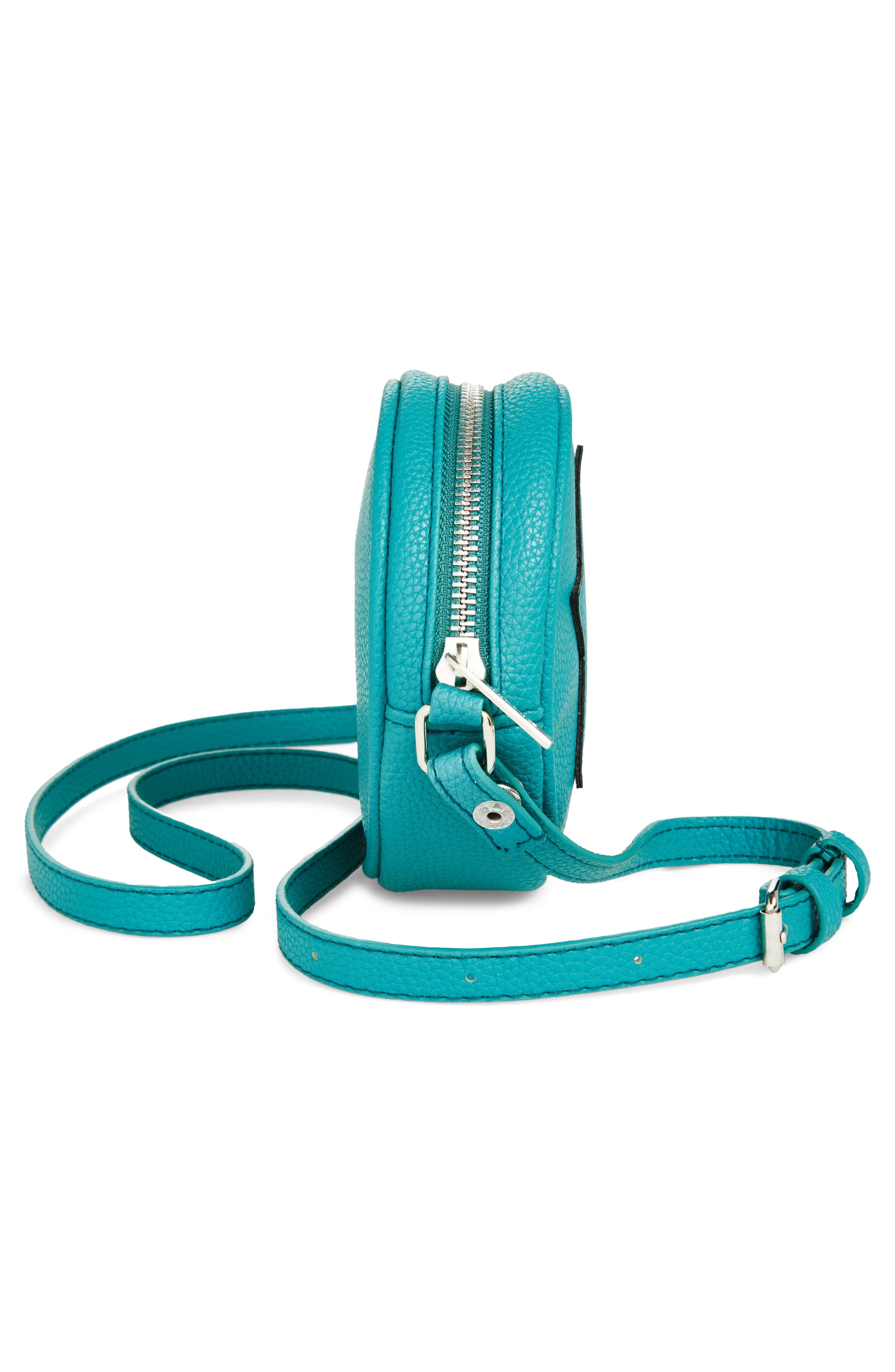 Ruby 
Ry Kids
 Star Detail Round Shoulder Bag, Alternate, color, Teal