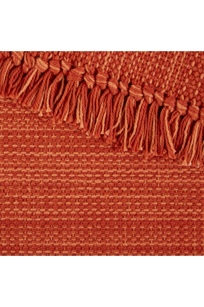 Variegated Fringe Placemat Set/6, 13x19", Alternate, color, Spice