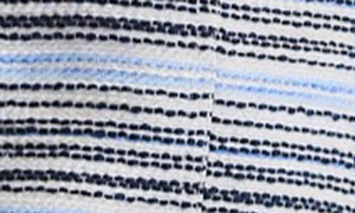 Derek Lam 10 Crosby Elain Stripe Cotton Blend Tweed Jacket In Blue