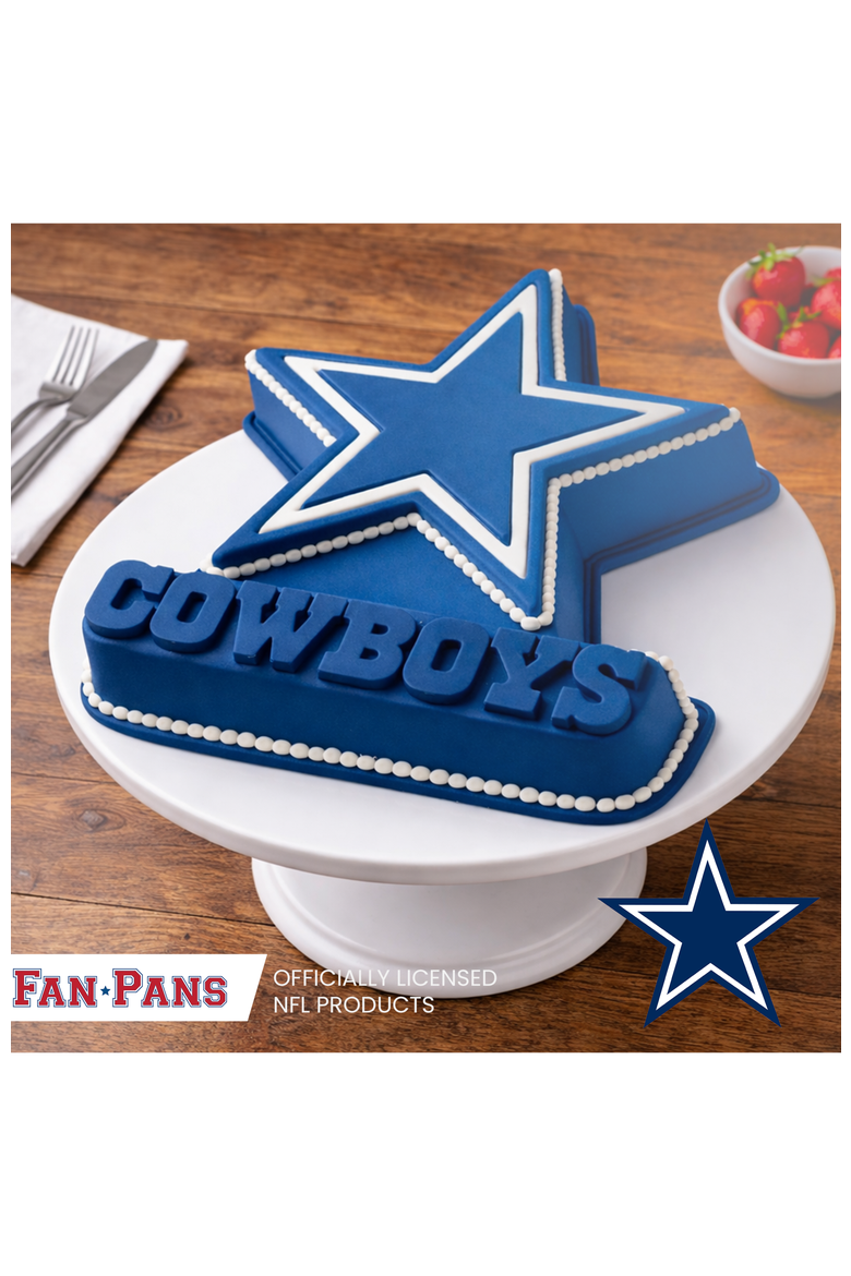 Dallas Cowboys Cake Pan, Alternate, color, Blue