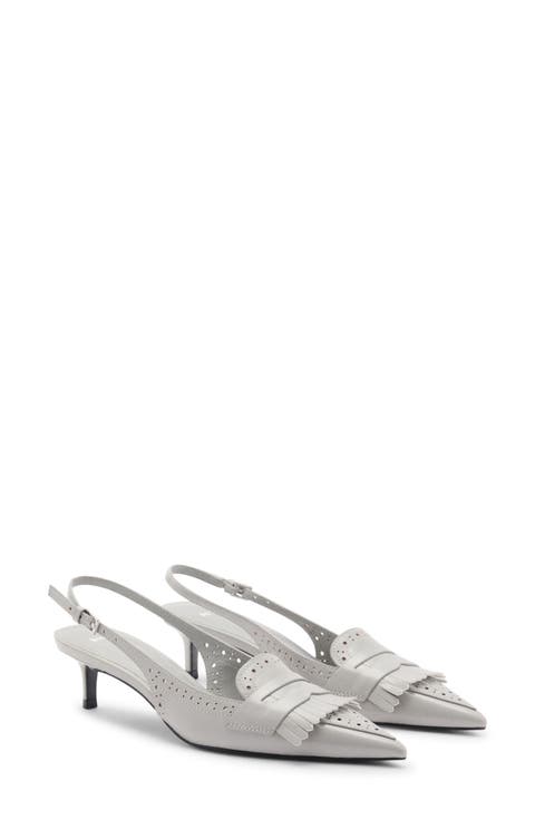 Fringe Slingback Pump