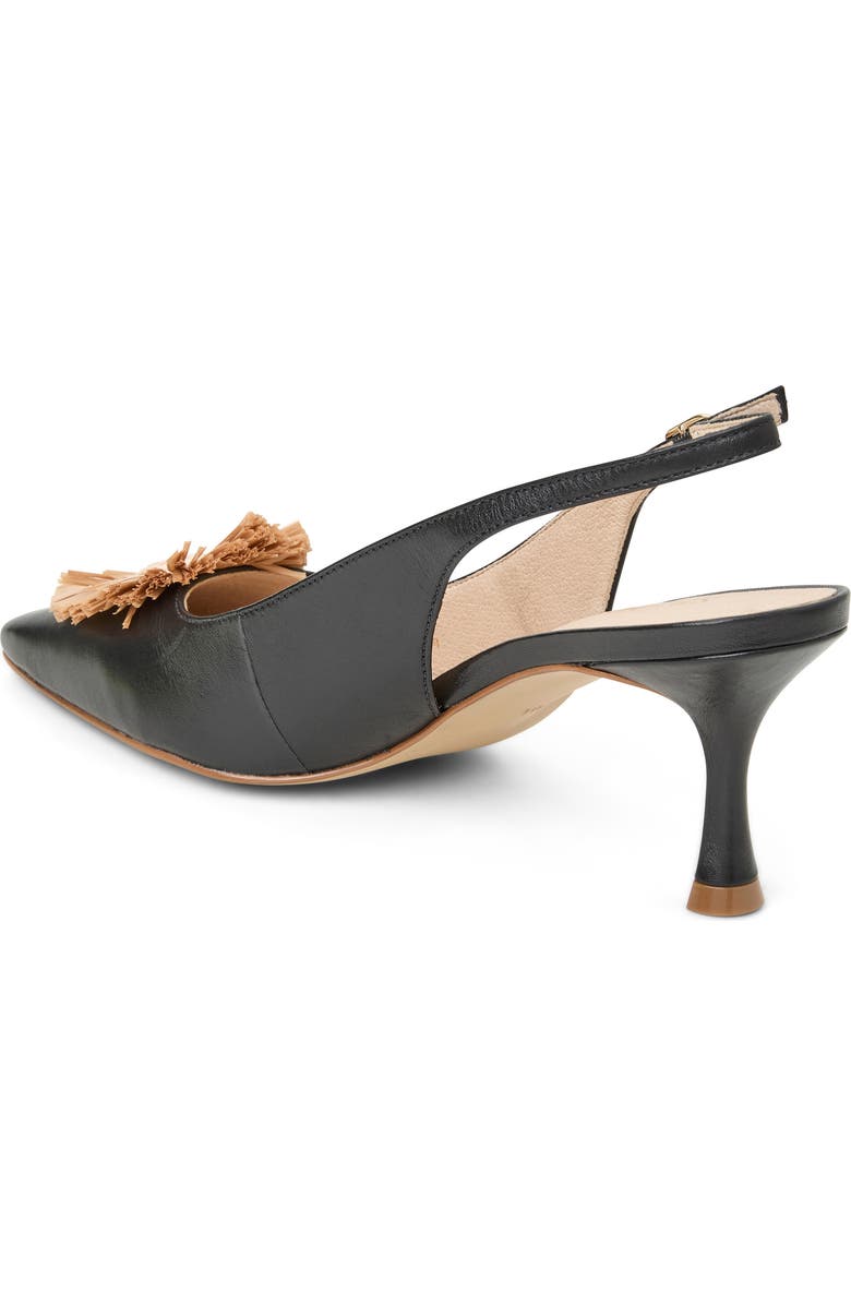 Jack Rogers Brynn Raffia Flower Slingback Pump, Alternate, color,