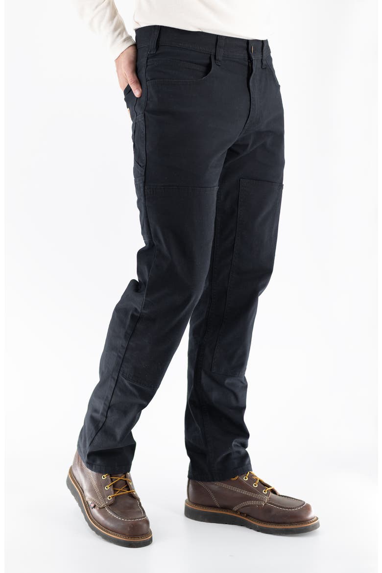 Stretch Twill Carpenter Pants, Alternate, color, BLACK