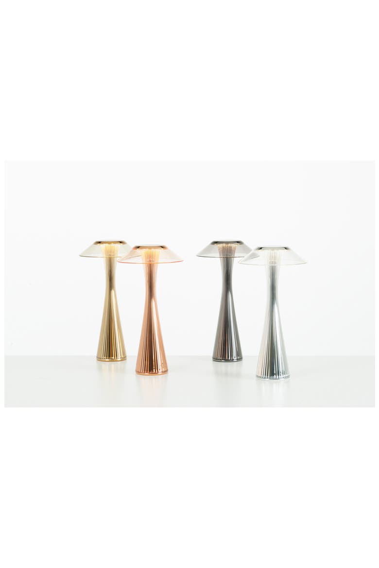 Space Rechargeable Battery Table Lamp, Alternate, color, CHROME