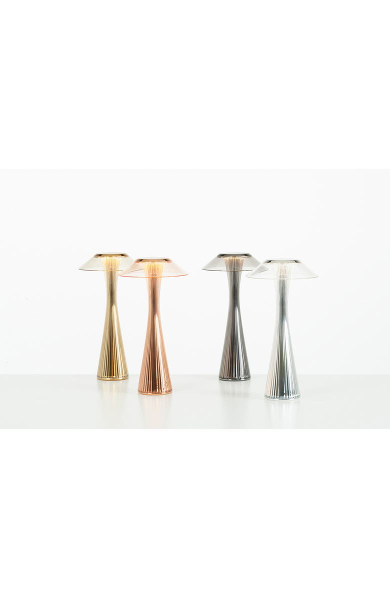 Kartell Space Rechargeable Battery Table Lamp, Alternate, color, Chrome