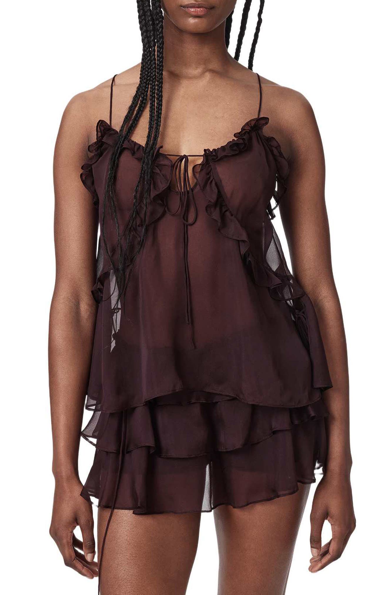 Nyx Tiered Silk Top - image 3
